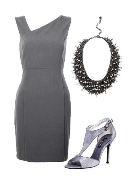 Gray Dress - How to Dress Up a Gray Dress
